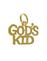 Alcoholics Anonymous Narcotics Anonymous 14K Gold "Gods Kid" Pendant