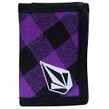 Volcom Wallet Full Stone Tri-Fold Blk/Purple