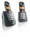 Philips XL3402B/02 Schnurloses DECT-Telefon inkl. Zusatzhörer und Ladeschale, vollständig vorkonfiguriert