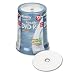 Memorex. Inkjet Printable DVD-R Discs, 4.7GB, 16x, Spindle, Silver, 100/Pack