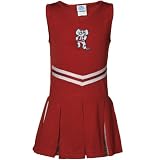 Alabama Crimson Tide Toddler Girls Crimson Cheerleader Dress
