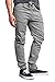 Victorious Men's Joggers Twill Pants JG804 - Dark Gray - Medium