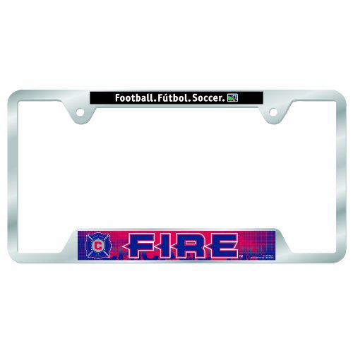 MLS Chicago Fire Metal License Plate Frame MLS Chicago Fire Metal License Plate Frame