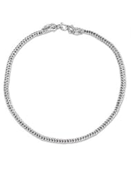 Sterling silver chain necklace, Dragon Art - Unique Sterling Silver Chain Necklace