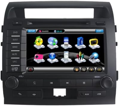 Tyso For Toyota Land Cruiser (2008-2012) 8" Car DVD Player GPS Navi Headunit Autoradio Bluetooth Free Map CD8960