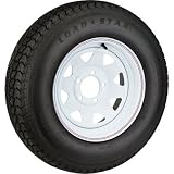 - Martin Wheel High Speed Radial Trailer Tire & Assembly - ST225/75R15, Spoked, Model# DM225R5C-5CI