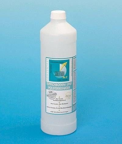 SOLUTION Nr. 2 1000 ml Teppichboden- und Polsterreiniger, ist ein universelles Reinigungsmittel in Konzentratform, Teppichreiniger tensidfrei