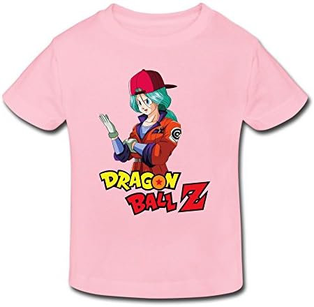 Popular Printing Bulma Dragon Ball Tee 3 Toddler Pink For 2-6 Years Old Child