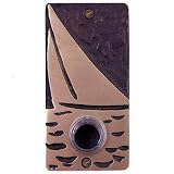 Bronze Sailboat Doorbell Button Surround