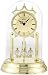 Bulova Tristan Polished Brass Tone Anniversary Clock - Rotating Pendulum