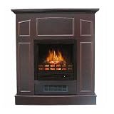 Flametec QC998P-36CHY 750-Watt / 1500-Watt Electric Fireplace Heater, Cherry