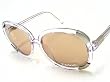 CHLOE 2119 CL2119 Transparent Violet C11 Sunglasses Brown Lens Size: 135