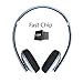 Sgin Wireless Bluetooth Headphones Foldable Noise Cancelling On Ear Headset Stereo with In-line Microphone Sweatproof Extremely Portable and Adjustable for Smart Phones ipad