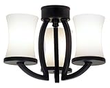 IMAGE OF Fanimation Fans LK500BL Modern Light Kit (Bulbs Included) Black