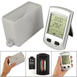Amico Indoor Wireless Temperature Monitor Digital Rain Gauge