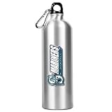 Seattle Mariners 34oz Silver Aluminum Water Bottle