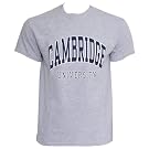Mens Cambridge University Print Short Sleeve Casual T-Shirt/Top