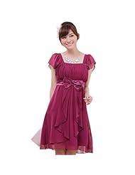  Chiffon Homecoming Dress  With a Bow(s)