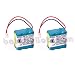 Dog Collar 7.2 volt 400 mAh NiMH. Mighty Fence BP-15. 2 Pack of Batteries in Bag.Free Ship USA. DC7.