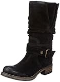 Clarks Majorca Villa 203524644, Damen Bikerboots, Schwarz (Black Sde), EU 38