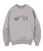 Sexy Slang - Horn Dog - Light Steel Heavyweight Crewneck Sweatshirt