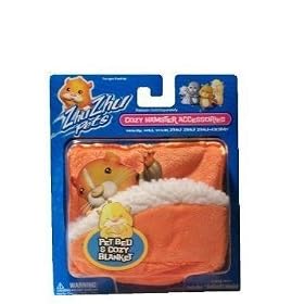 Zhu Zhu Pets/GoGo Pets Hamster Blanket and Bed - Orange