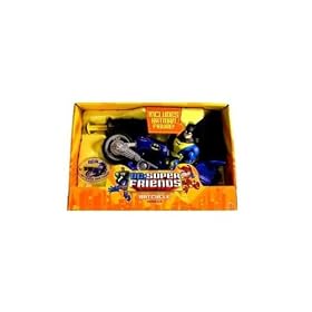 DC SUPERFRIENDS Figure and Vehicle Batcycle by Mattel