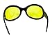 Yellow Lens Gothic Vampire Sunglasses Oversized Sexy Glasses