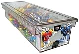 BallQube PRO BOX: Baseball Card Storage & Organization Container - Small Toys, Coins, Art & Office Supplies!