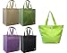 Reusable Grocery Tote Bag 5 Pack Combo, Includes 4 Grocery Totes + 1 Cotton Canvas Shoulder Tote