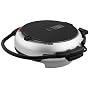 George Foreman GRP106QPGP 360 Electric Nonstick Round-Shaped Grill with 5 Interchangeable Grill Plates, Platinum