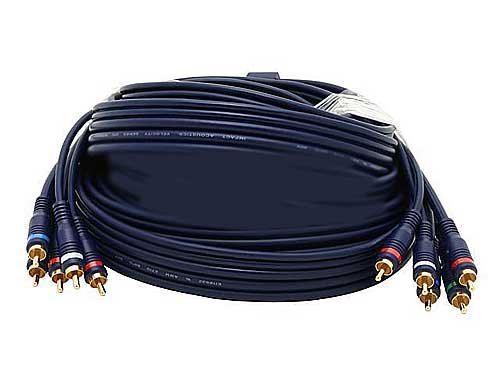 25FT 5-RCA Component Preimium Video Audio Coaxial Cable (RG-59 U) for HDTV - LCD - Direct TV