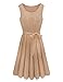 BellyLady Women Sleeveless pleated Chiffon Sundress