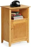 Anywhere Table/telephone Stand With Cabinet Oak
