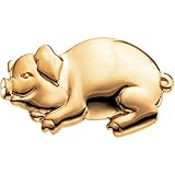 14K Yellow Gold "Bonnie the Pig" Brooch