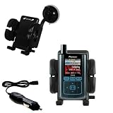 Gomadic for the Pioneer Inno - Pioneer Inno Flexible Auto Windshield Holder with Car Charger - Uses Gomadic TipExchange