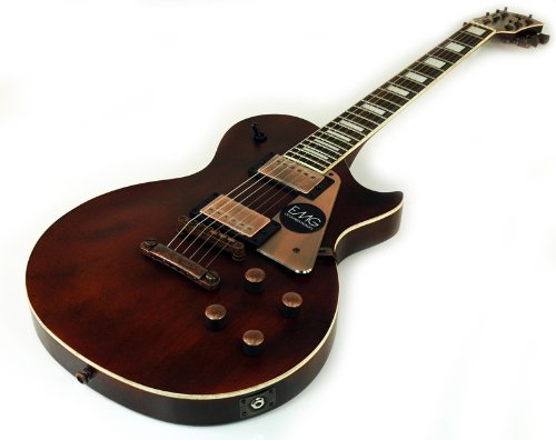 NEW PRO SET NECK LP w/ EMGs DISTRESSED ELECTRIC GUITAR On Sale
