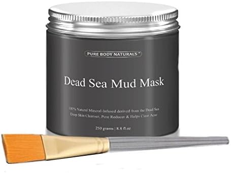 Dead Sea Mask - Face Mask with Applicator Brush Bundle - Mud Mask Facials Best Sellers