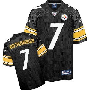 Ben Roethlisberger Pittsburgh Steelers Reebok Youth Black Premier Jersey