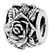 Sterling Silver Reflections Rose Bali Bead