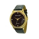 Pierre Cardin Men's PCD1901YK Diamond Collection Diamond Leather Strap Watch