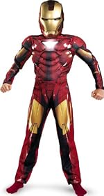 Iron Man 2 Mark 6 Classic Muscle Costume, Child S(4-6)