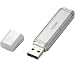 ELECOM USB�t���b�V�� NU 8GB PASS�Z�L�����e�B�@�\�t �V���o�[ MF-NU2A08GSV