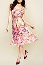 Per Una Speziale Pure Silk Meadow Print Dress [T62-8849H-S-LCTB]