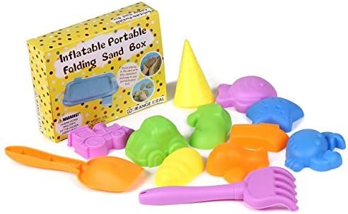 ORANGE IDEAL your sand clay indoor outdoor best! Portable table set compact foldable portable to a tray and toys of the Seaside beach set to play