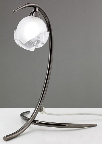 Modern Black Chrome Table Lamp with Arching Stems - HP018280 Modern Black Chrome Table Lamp with Arching Stems - HP018280