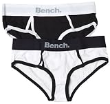 Bench Womens Two Pair Pack Boy Brief Black/White