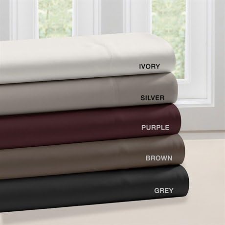 Premier Comfort Matte Satin 95GSM Sheet Set - Silver - King
