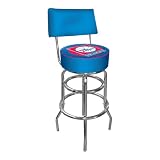 NBA Philadelphia 76ers Padded Swivel Bar Stool with Back