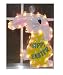 Happy Easter Lighted Bunny Face with Eggs Sculpture Decoration